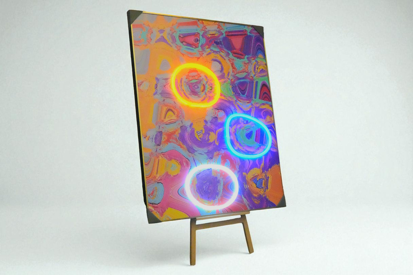 Cuadro decorativo con luz LED