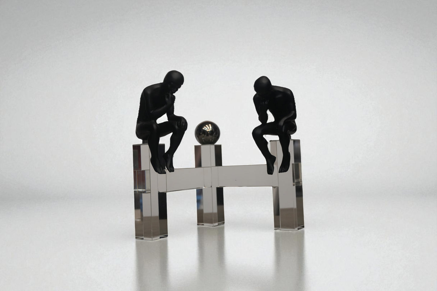 pensadores en vidrio