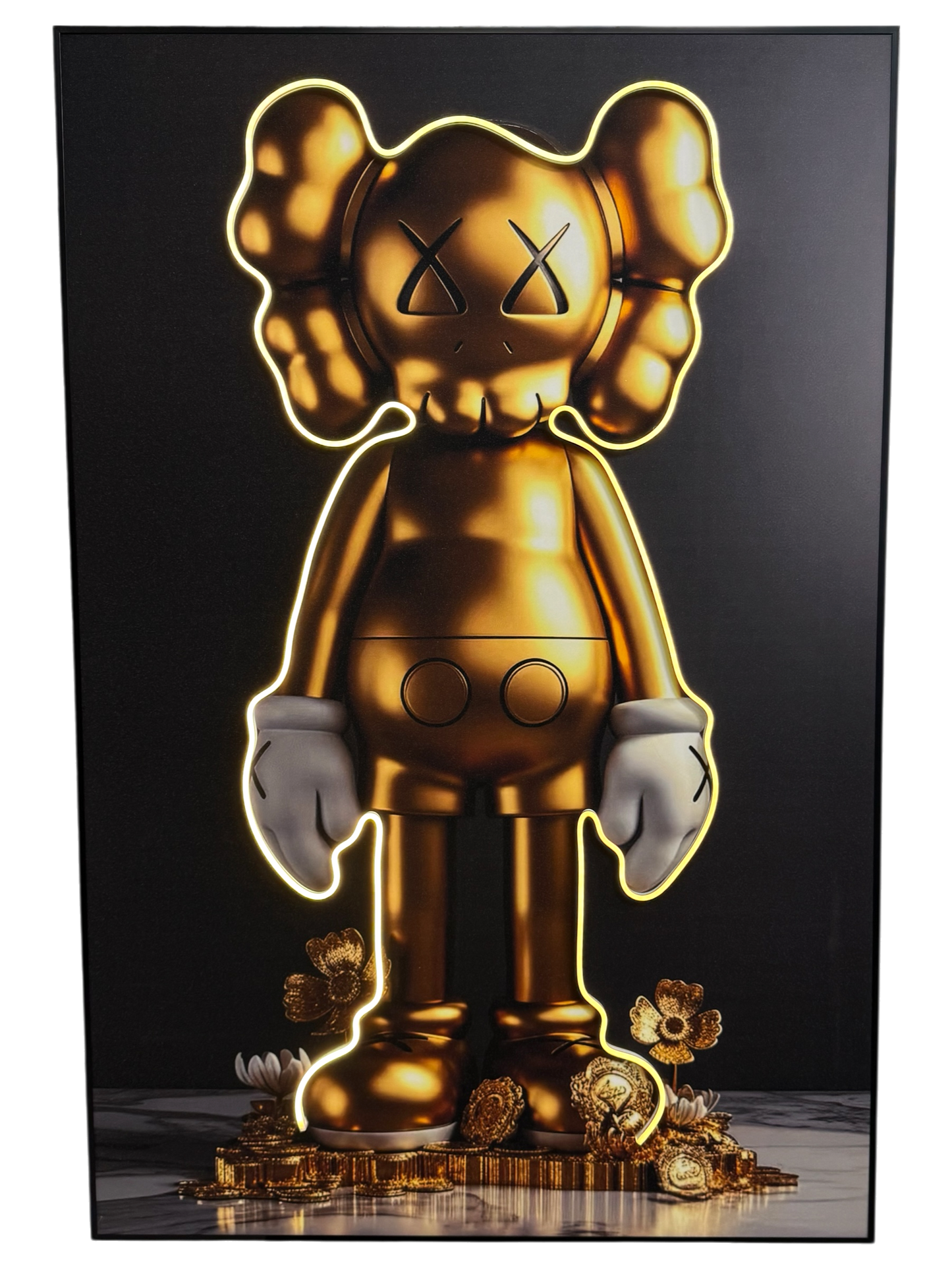 Cuadro LED KAWS