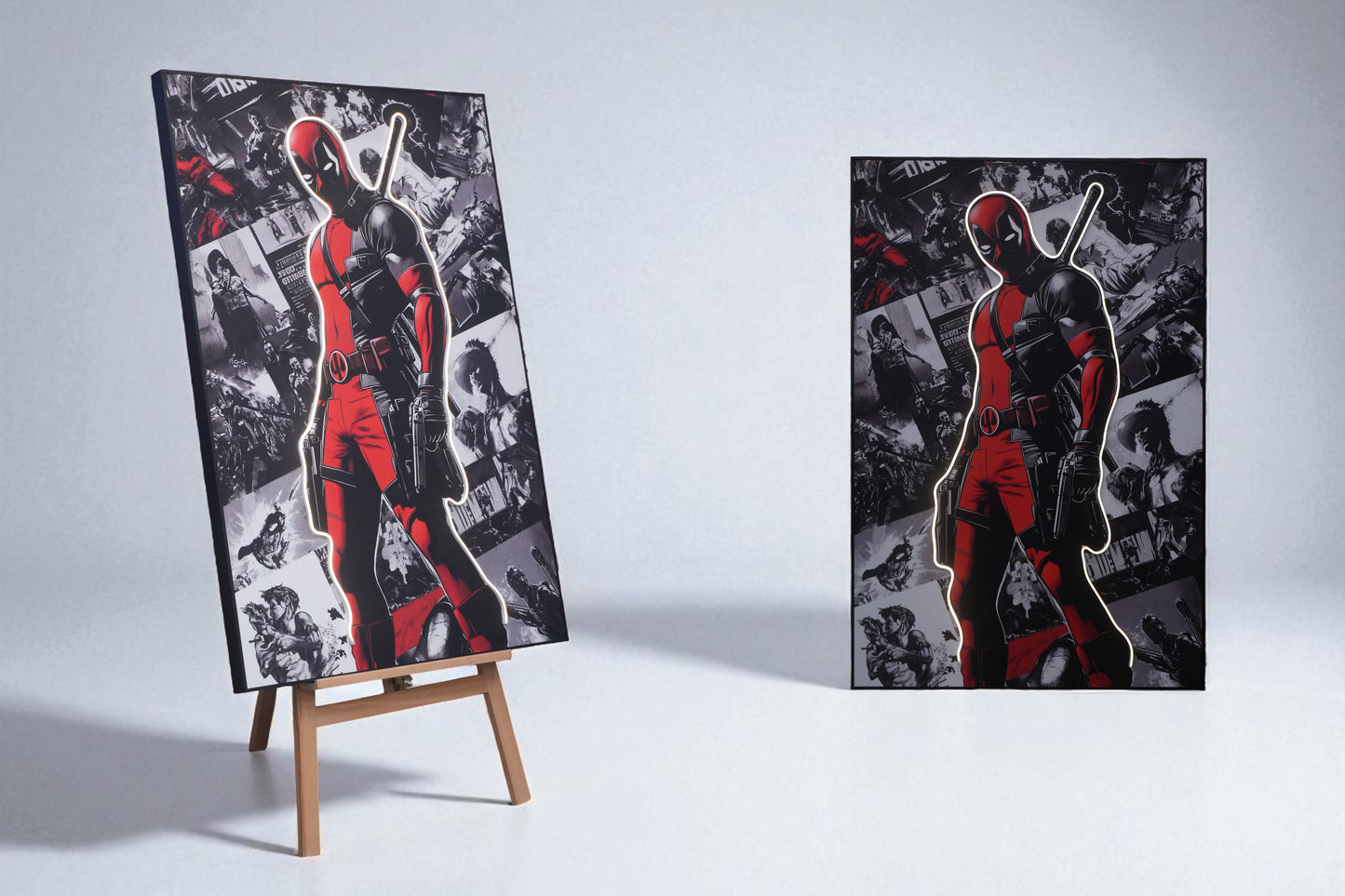 Cuadro LED de Deadpool