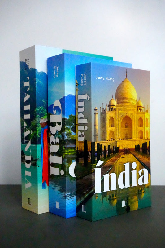 Libro decorativo Thailandia (set de 3 piezas)