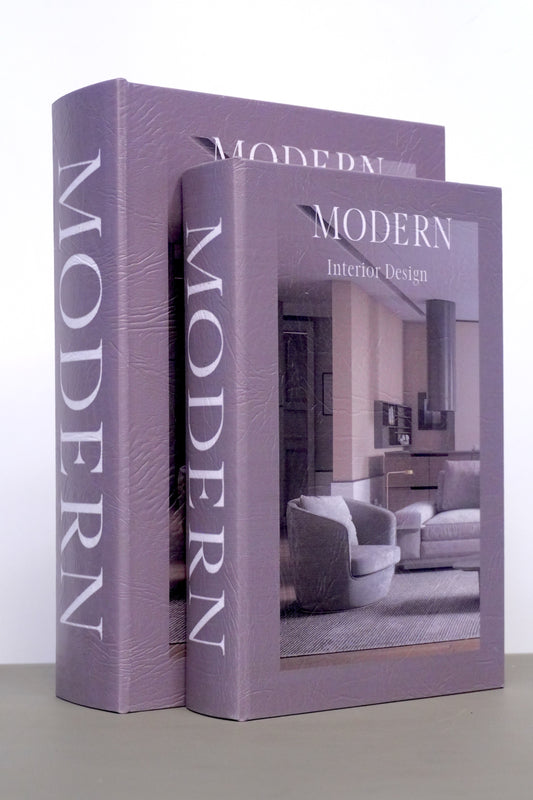 Libro decorativo Modern (set 2 piezas)