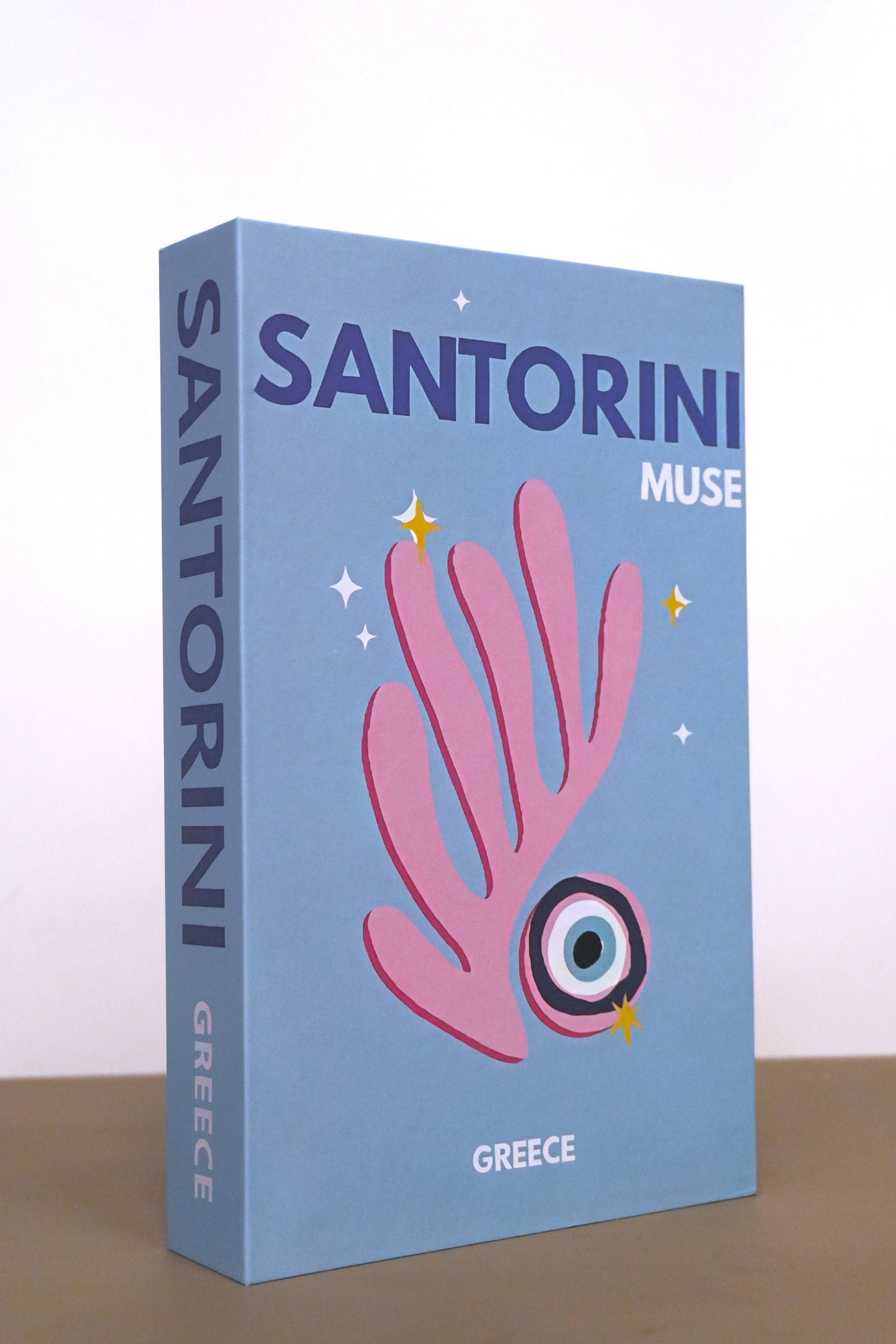 Libro decorativo Santorini