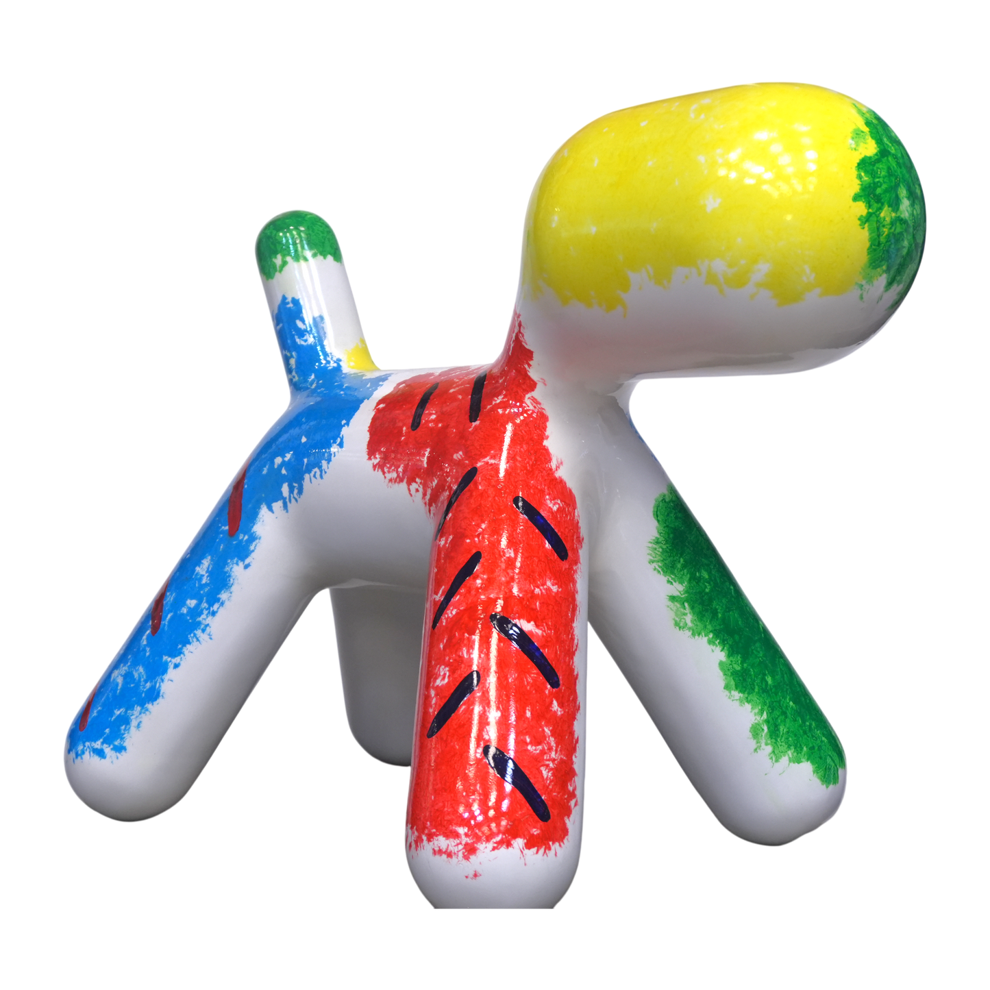 estatua de perro grande