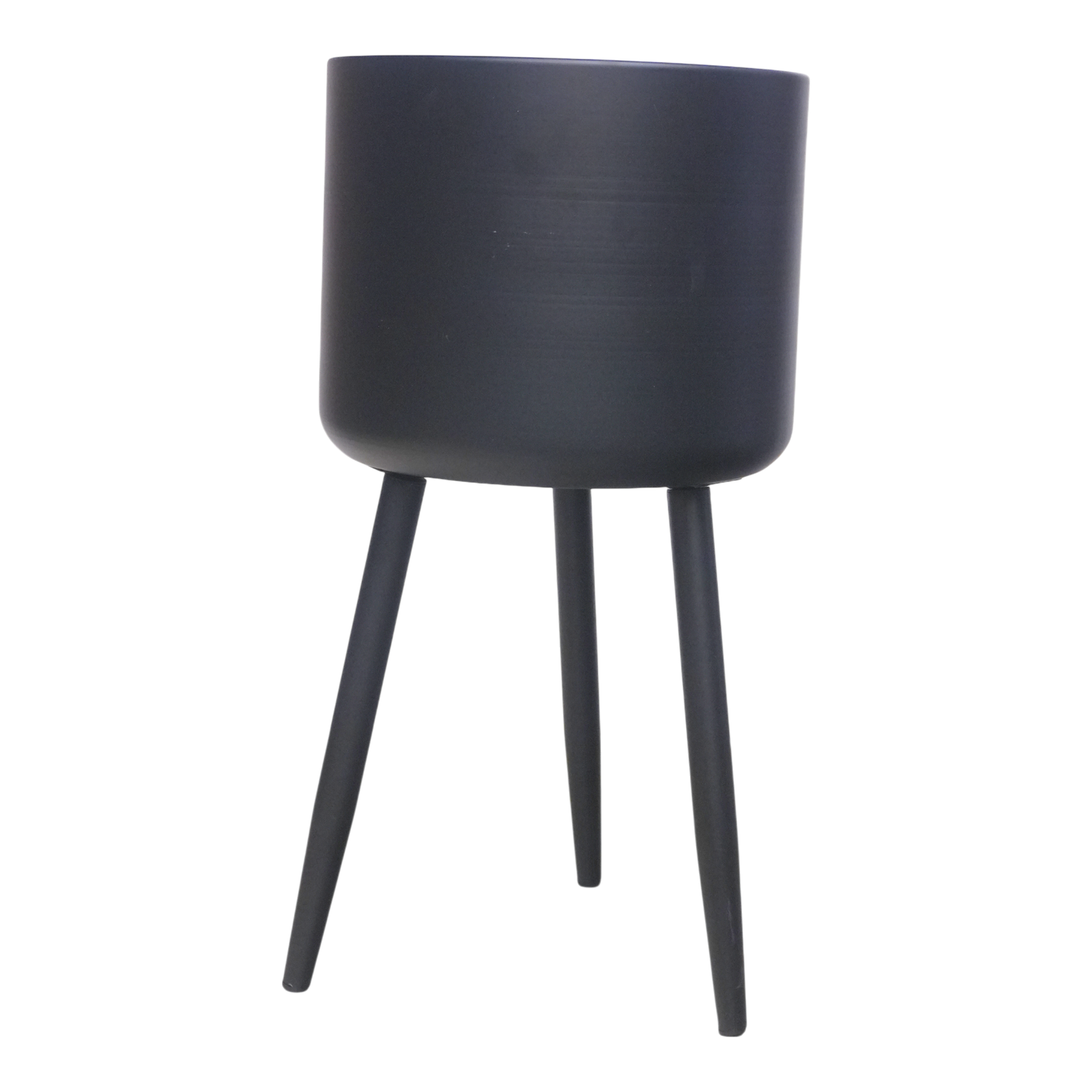 Maceta con base Negro