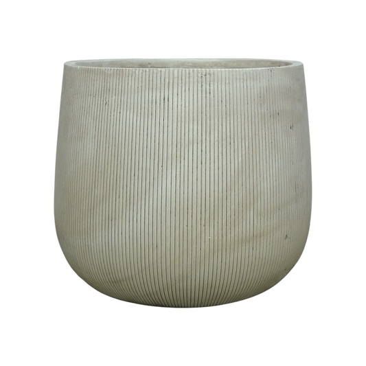 Maceta a rayas vintage