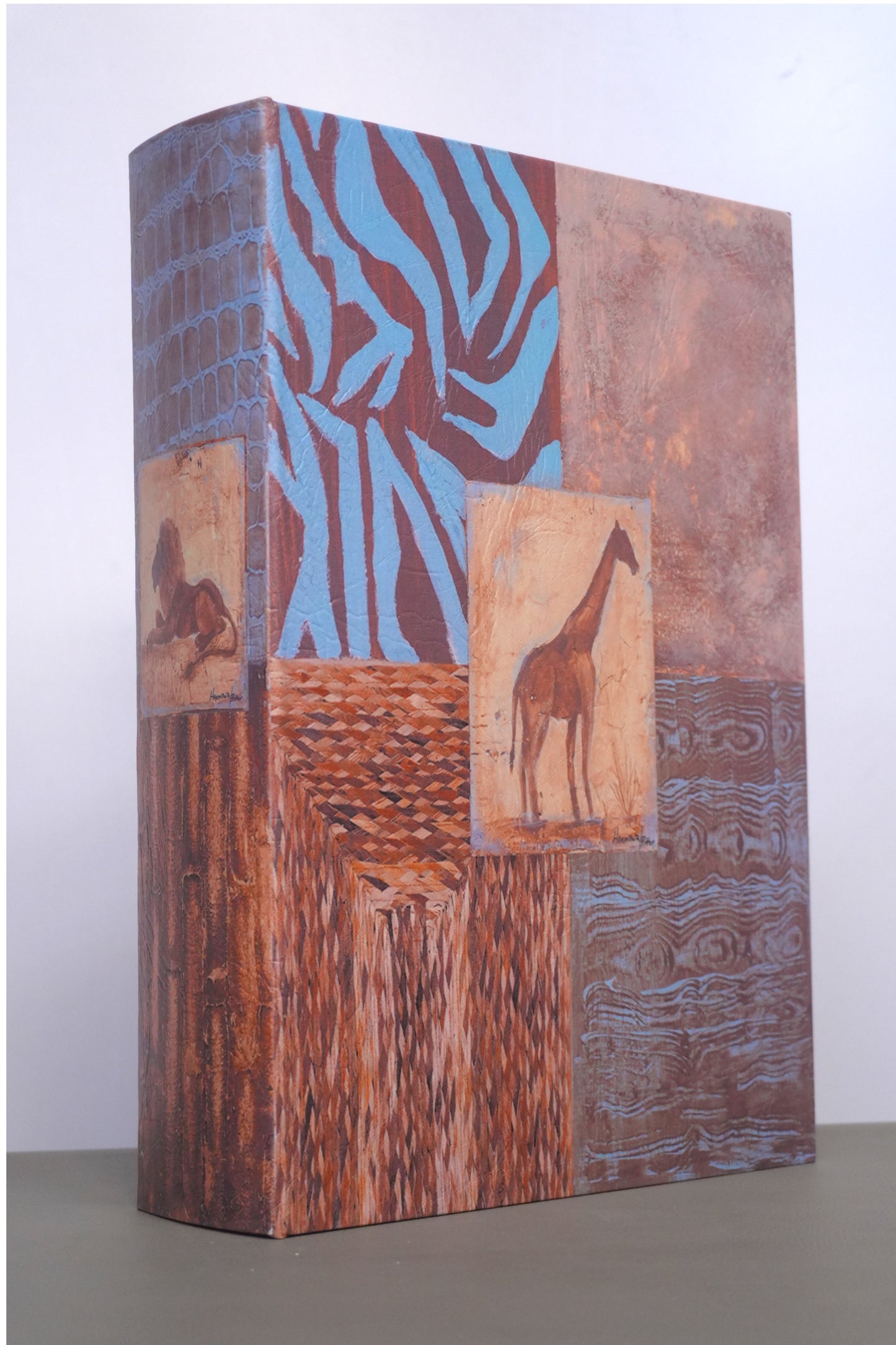 Libro decorativo Africa (set 2 piezas)