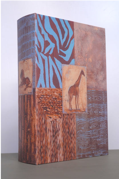 Libro decorativo Africa (set 2 piezas)