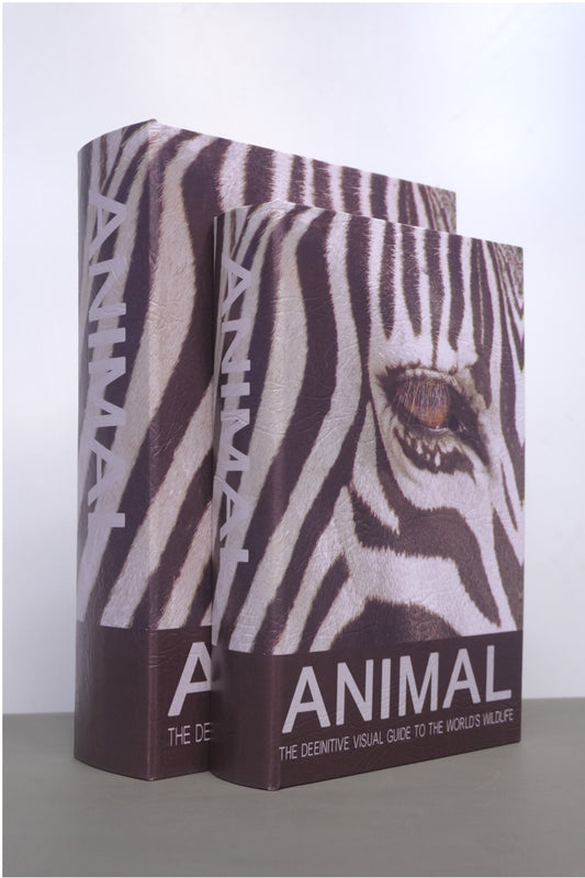 Libro decorativo Animal (set 2 piezas)
