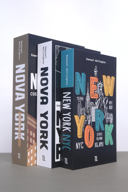 Libro decorativo Nueva York (set 3 piezas)
