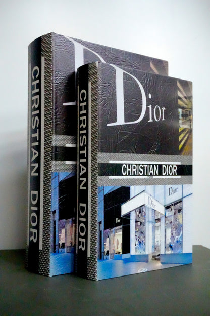 Libro decorativo Dior (set 2 piezas)