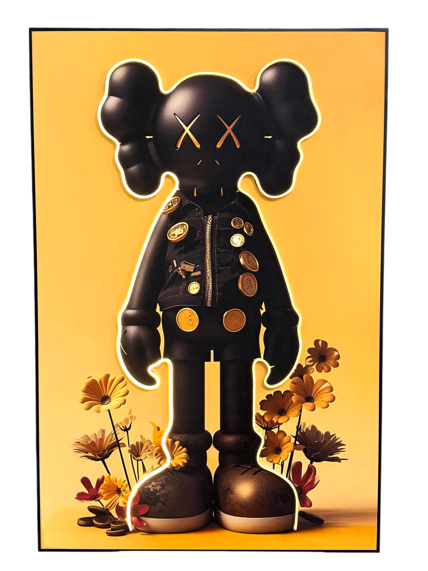 Cuadro LED de KAWS