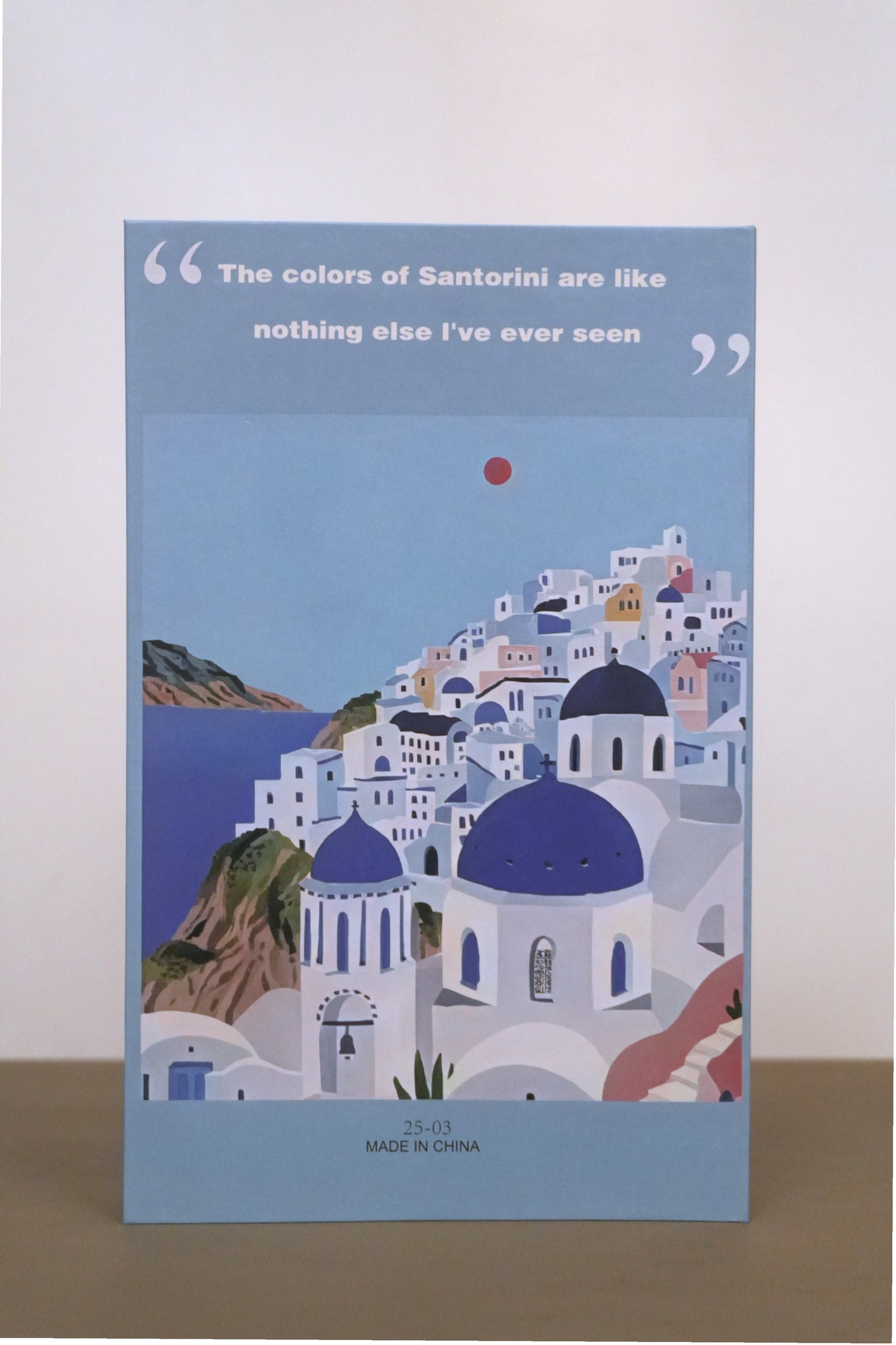 Libro decorativo Santorini