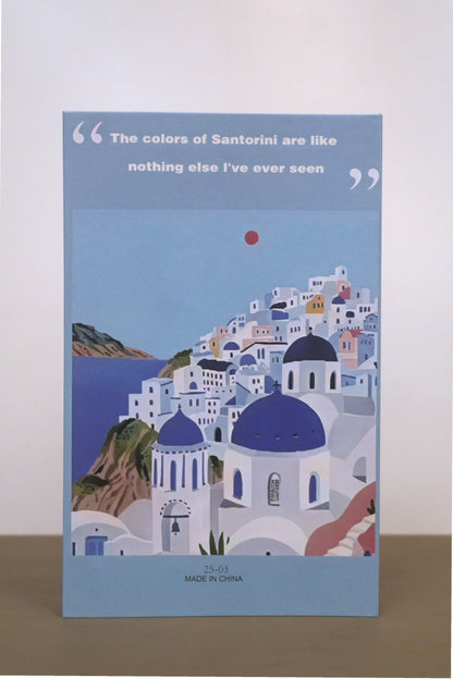 Libro decorativo Santorini