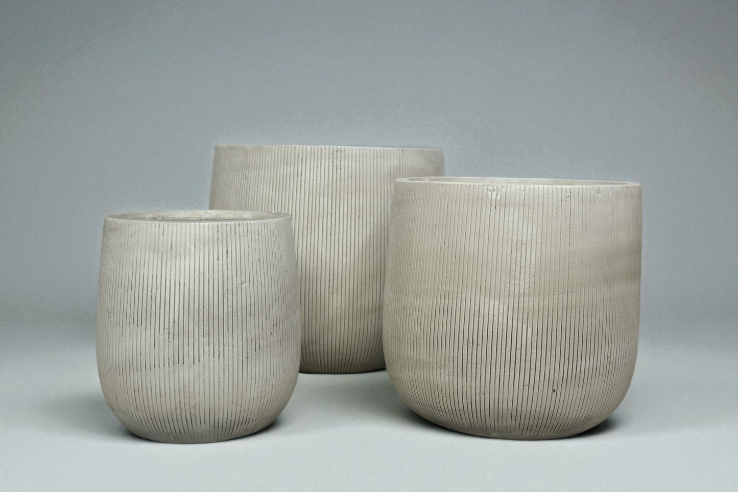 Maceta a rayas vintage