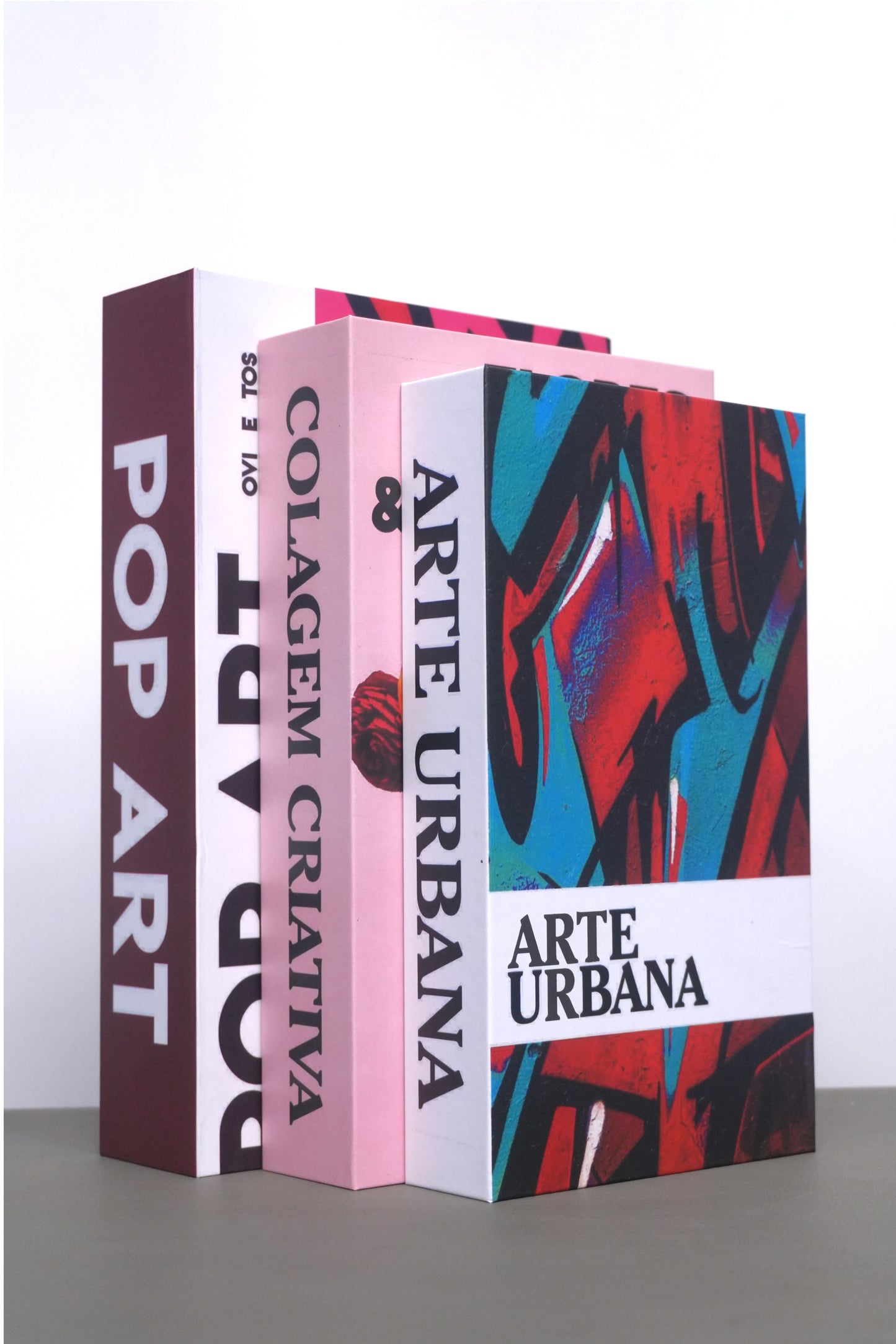 Libro decorativo Pop Art (set 3 piezas)