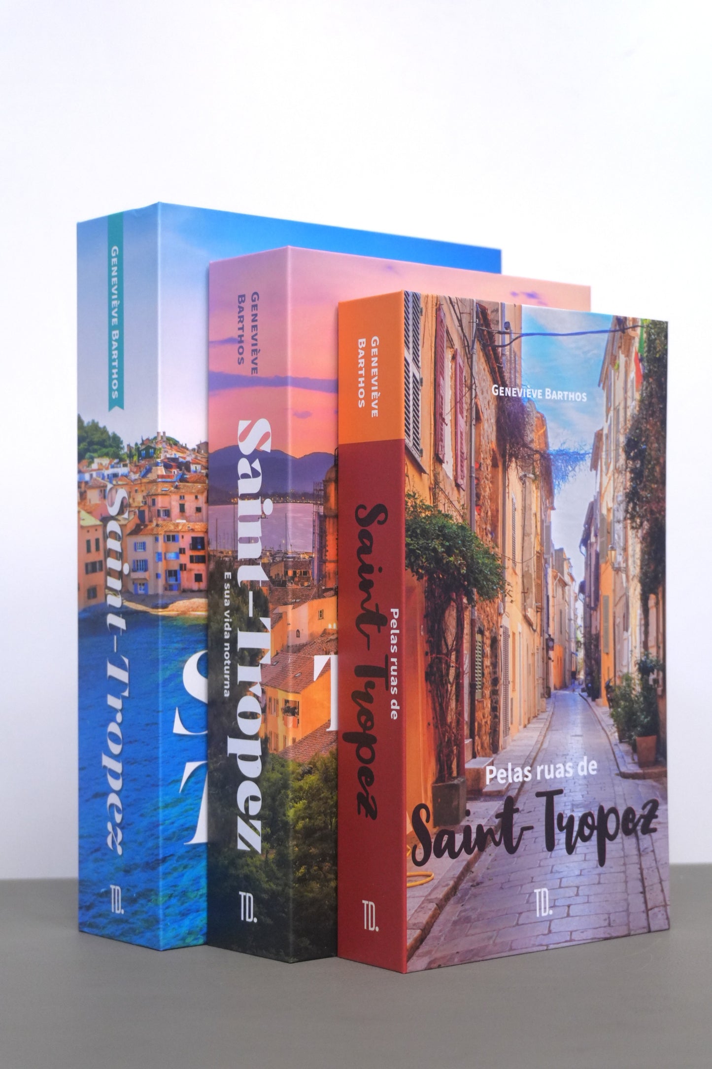 Libro decorativo Saint Tropez (set 3 piezas)
