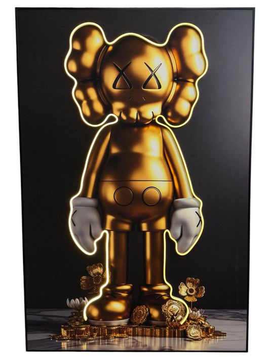Cuadro LED KAWS