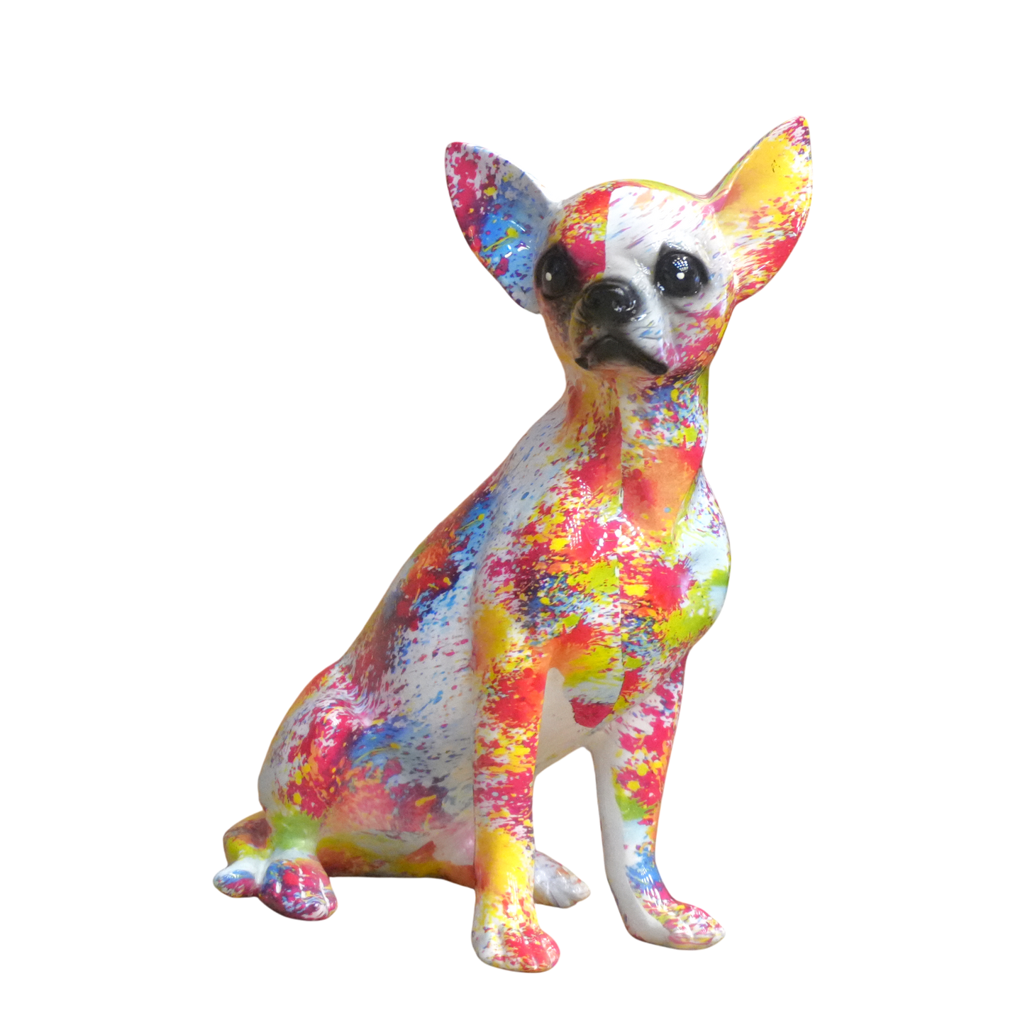 estatua chihuahua grafiti