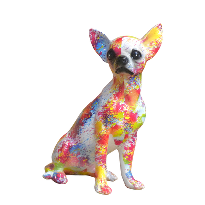 estatua chihuahua grafiti