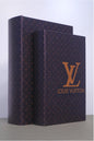 Libro decorativo Louis Vuitton (set 2 piezas)