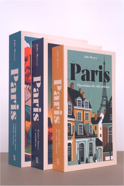 Libro decorativo Paris (set 3 piezas)