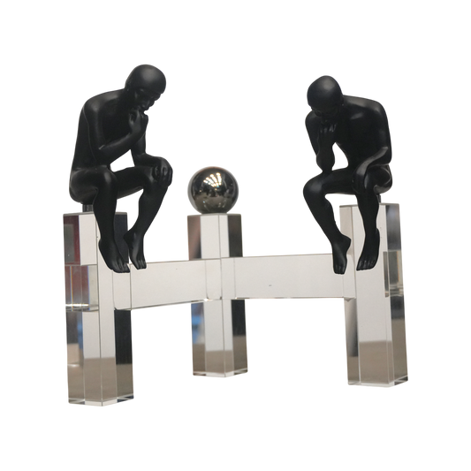 pensadores en vidrio