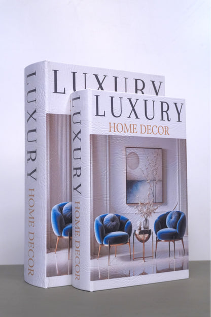 Libro decorativo Lxury (set 2 piezas)