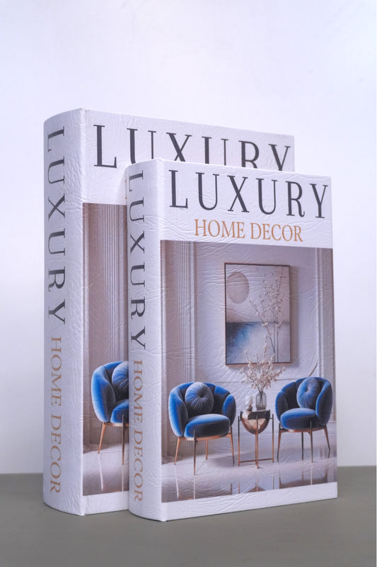 Libro decorativo Lxury (set 2 piezas)