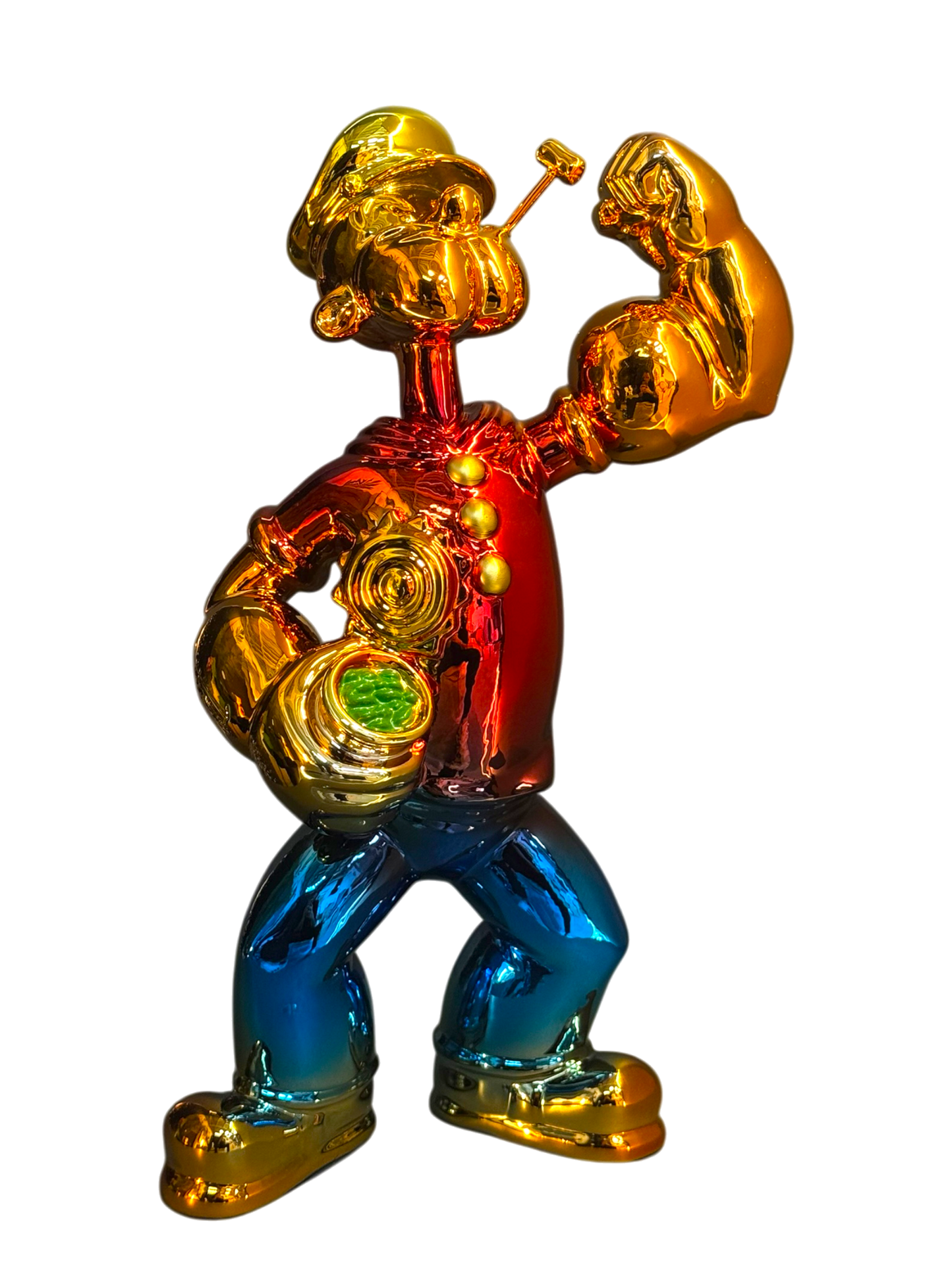 Estatua de Popeye rojo